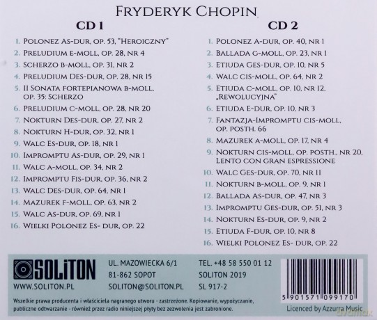 Wielcy kompozytorzy - Chopin [CD]