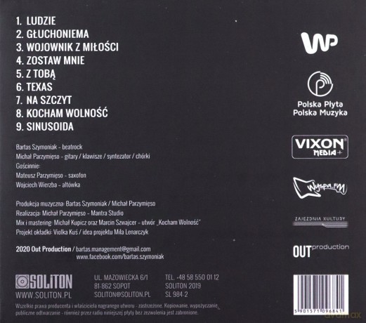 Bartas Szymoniak: Wojownik z miłości [CD]