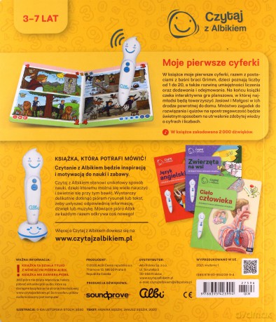Czytaj z Albikiem  Moje Pierwsze Cyferki [KSIĄŻKA]