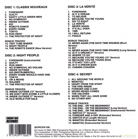 Classix Nouveaux: The Liberty Recordings 1981-83 [4CD]