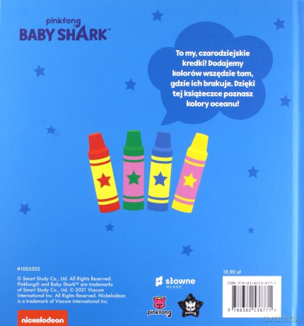 Baby Shark. Kolory w oceanie - Smart Study [KSIĄŻKA]