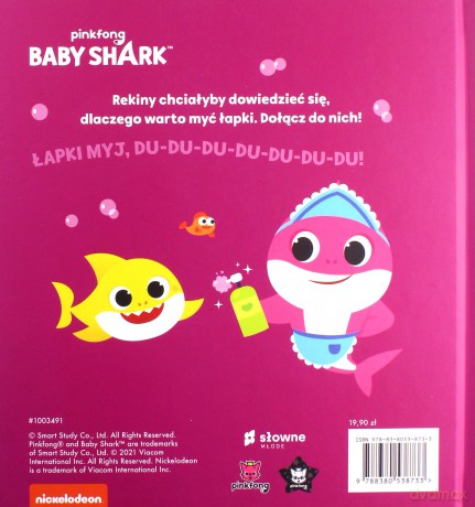 Baby Shark. Myj łapki, mały rekinie! - Smart Study [KSIĄŻKA]