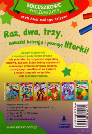 Maluszkowe malowanie. Literki [KSIĄŻKA]