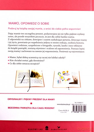 Mamo, opowiedz o sobie - Elma van Vliet [KSIĄŻKA]