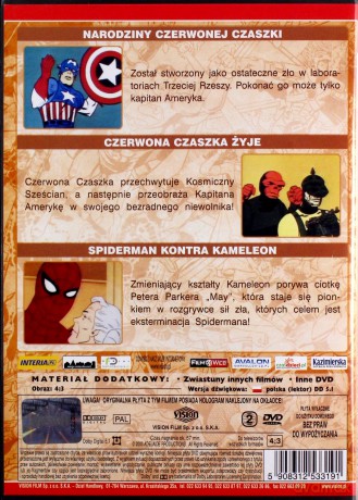 Spider-Man i Czerwona Czaszka [DVD]