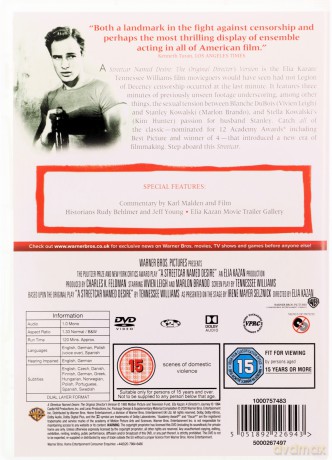 Tramwaj zwany pożądaniem [DVD]