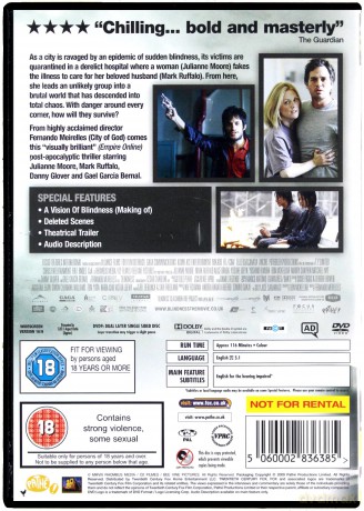 Blindness (Miasto ślepców) [DVD]