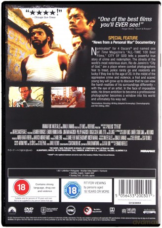 City Of God (Miasto Boga) [DVD]