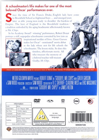 Goodbye Mr. Chips (Żegnaj, Chips) [DVD]