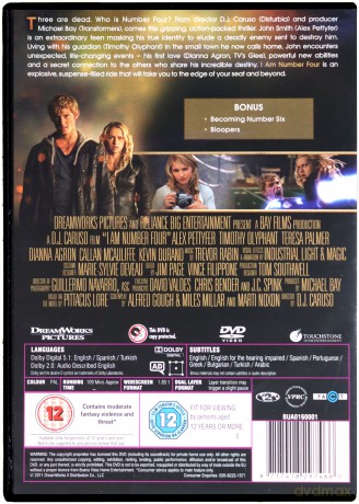 I Am Number 4 (Jestem numerem cztery) [DVD]