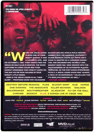 The Jesus Lizard: Live [DVD]