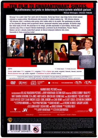 Ocean's 12: Dogrywka [DVD]