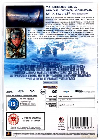 The Day After Tomorrow (Pojutrze) [DVD]