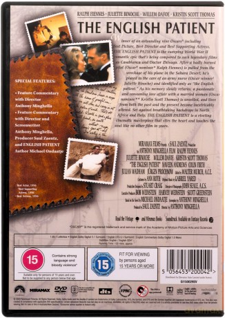 The English Patient (Angielski pacjent) [DVD]
