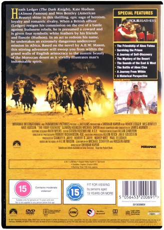 The Four Feathers (Cena honoru) [DVD]