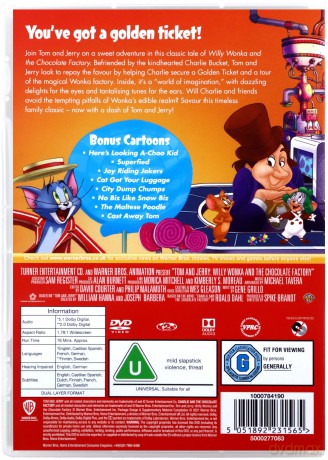 Tom & Jerry: Willy Wonka and the Chocolate Factory [DVD]