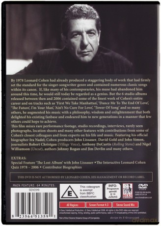 Leonard Cohen: Under Review - 1978-2006 [DVD]