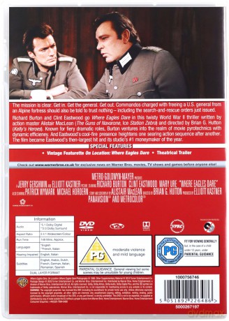 Where Eagles Dare (Tylko dla orłów) [DVD]