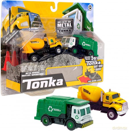 Tonka Metal Movers Pojazdy Podwójne opakowanie [ZABAWKA]