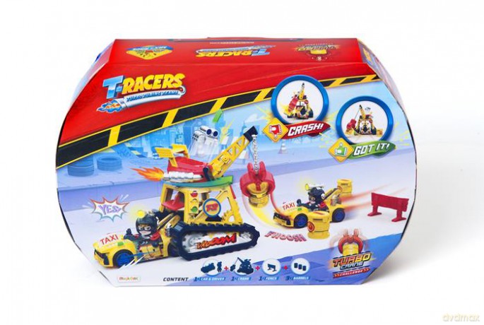 T-Racers S - Turbo Crane Zestaw [ZABAWKA]