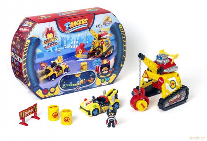 T-Racers S - Turbo Crane Zestaw [ZABAWKA]