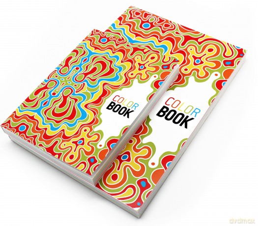 Color book Notatnik gładki A6 mozaika