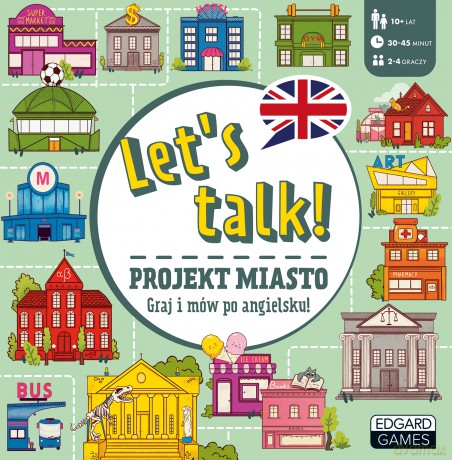 Gra do nauki języka angielskiego Let's talk! Projekt miasto - Ewa Norman, Michał Szewczyk