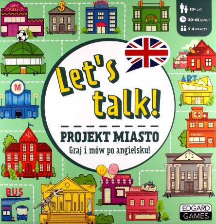 Gra do nauki języka angielskiego Let's talk! Projekt miasto - Ewa Norman, Michał Szewczyk