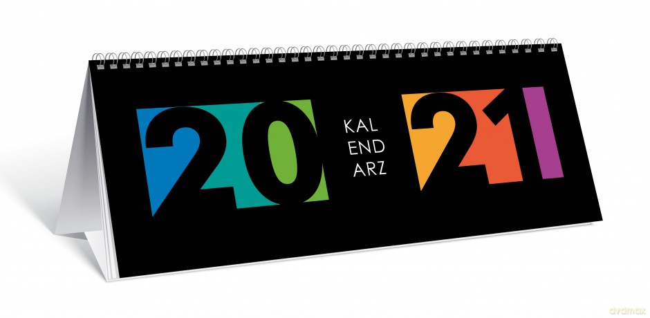 Kalendarz 2021 biurkowy 2021 11,5X28,5 WTV poziomy [KALENDARZ]