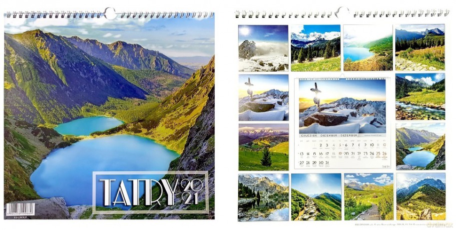 Kalendarz 2021 Wieloplanszowy WPK Tatry [KALENDARZ]