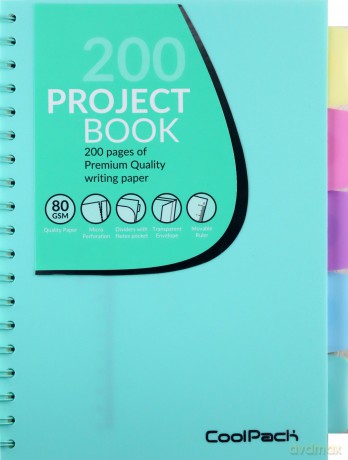 Kołobrulion B5 Coolpack pastel B5 200 kartek mięta