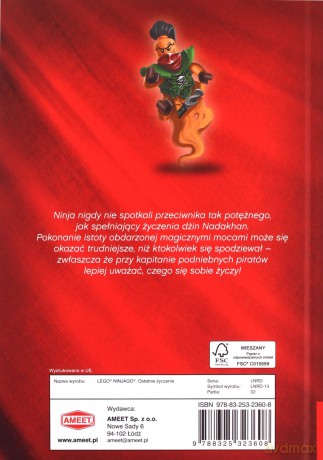 LEGO Ninjago Ostatnie życzenie [KSIĄŻKA]