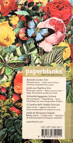Notatnik butterfly garden slim linia pb5451-1