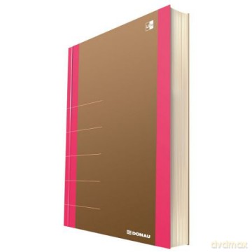 Notatnik donau life organizer 80 kartek różowy 165x230mm