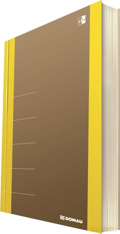 Notatnik donau life organizer 80 kartek żółty 165x230mm