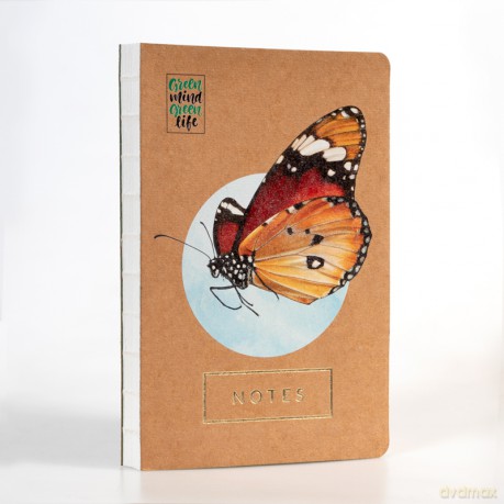 Notes Green Mind Green Life Motyl GML3