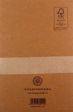 Notes Kwiaty Polskie Cykoria KPL 6