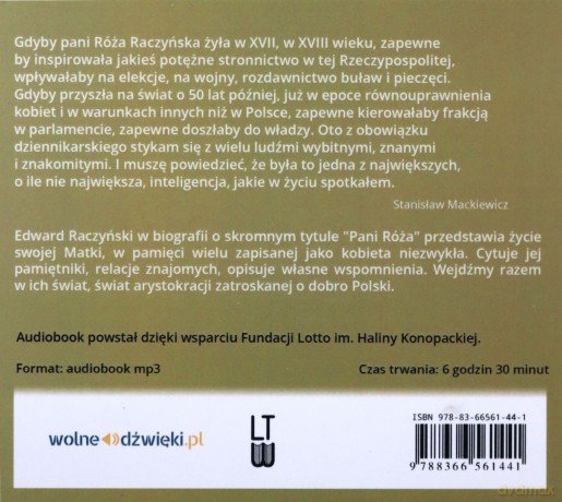 Pani Róża - Edward Raczyński [AUDIOBOOK]