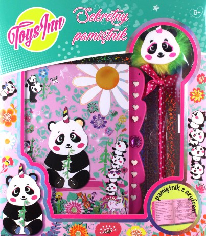 Pamiętnik na szyfr panda