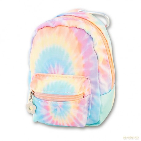 Portfelik plecaczek tie dye pastelowy