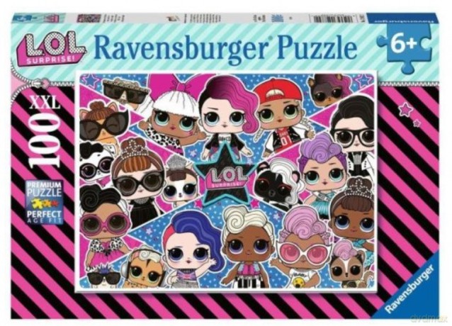 RAVENSBURGER 100 el. LOL Suprprise XXL [PUZZLE]