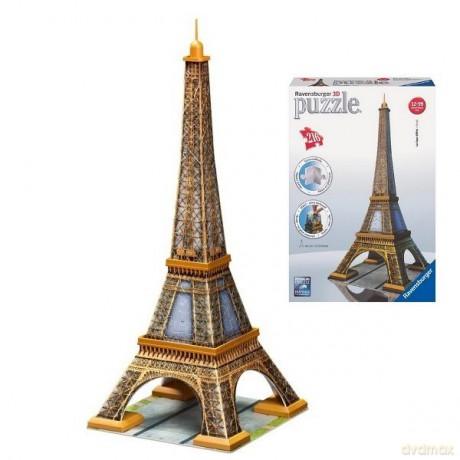 RAVENSBURGER 216 el. 3D Wieża Eiffla [PUZZLE]