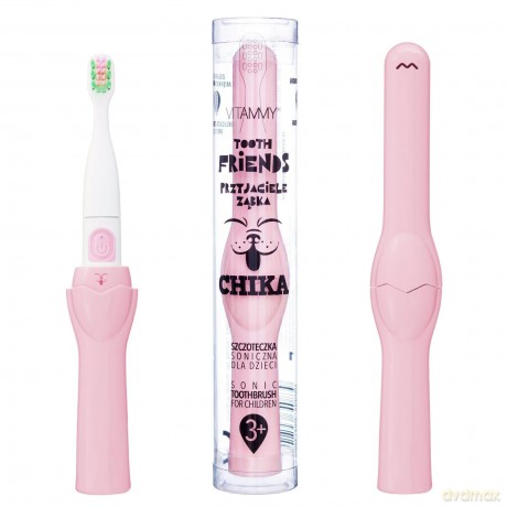 Szczoteczka Vitammy Tooth Friends-Pink CHIKA