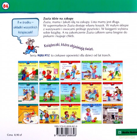Zuzia idzie na zakupy. Mądra Mysz - Liane Schneider [KSIĄŻKA]