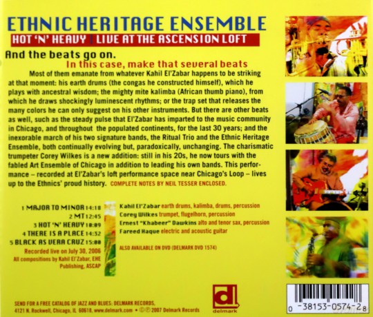 Ethnic Heritage Ensemble: Live At The Ascension Loft [CD]
