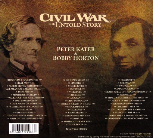 Civil War - The Untold Story soundtrack [CD]