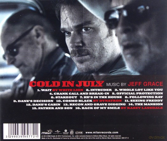 Cold in July soundtrack [CD]