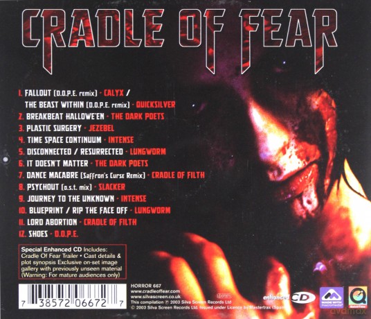 Cradle of Fear soundtrack [CD]