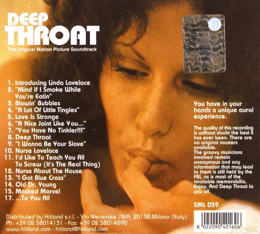 Deep Throat soundtrack [CD]