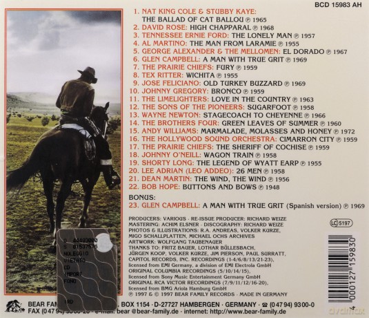 Great Movie soundtrack (From Alamo To Eldorado) [CD]